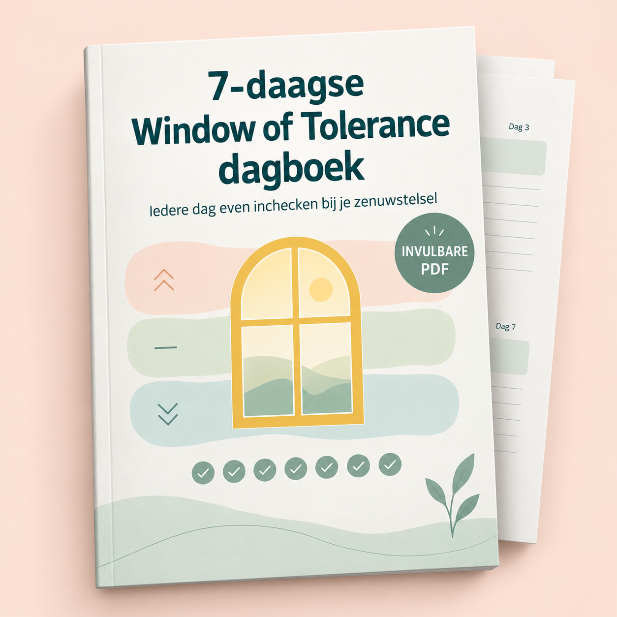 7 daags dagboek window of tolerance